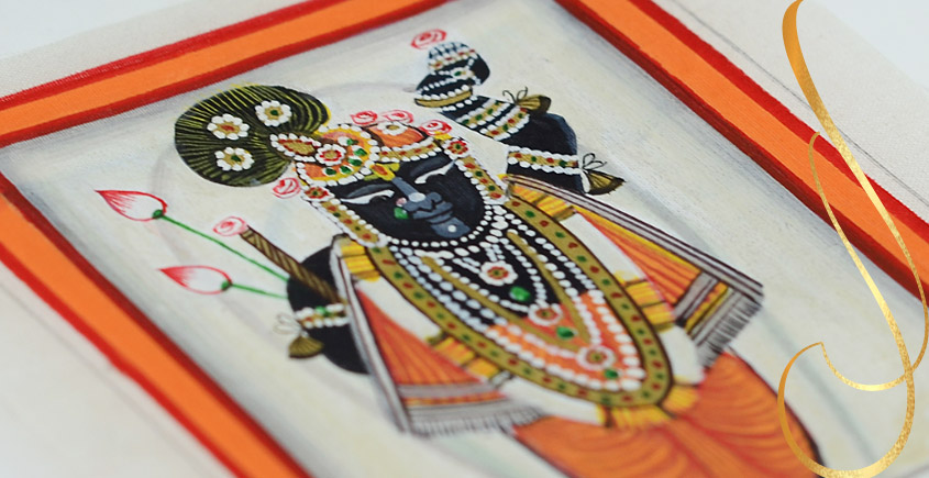 Miniature painting ~ Srinath ji ~ { 12 }